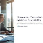 1 Formation dActuaire Matieres Essentielles