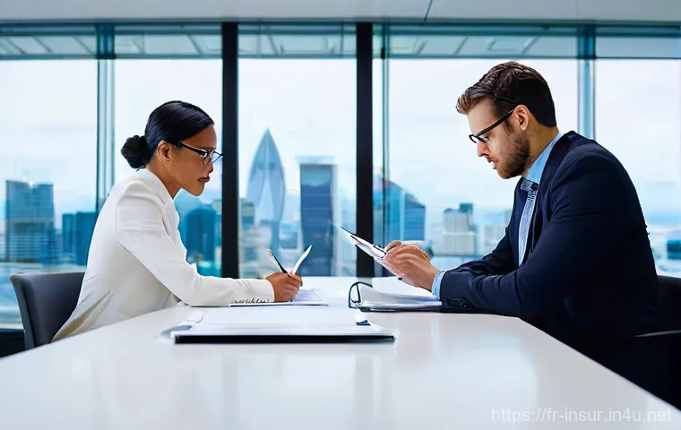 보험계리사와 산업 규제 변화 - **Prompt: The AI-Powered Actuary**
    "A highly focused, diverse professional actuary, wearing smar...