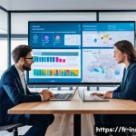 Home 22 보험계리사 고객 데이터 분석 - A modern French insurance office scene with actuaries and data scientists collaborating around a lar...