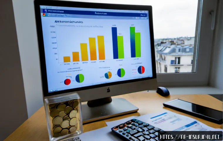 보험계리사와 머신러닝 활용 - Photorealistic French actuarial professional in a modern Paris office, studying insurance risk patte...